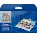 Winsor & Newton 390373 Cotman Water Color Pocket PLUS Set of 12 Half Pans