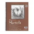Strathmore 400 Series Sketch Pad, 9x12 inch, 50 Sheets - Artist Sketchbook for Drawing, Illustration, Art Class Students