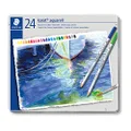 Staedtler 125 M24 ST Karat Aquarell Water colour pencil Metal Box (24 Colors)