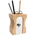 Suck UK Pencil Sharpener Desk Tidy and Stationary Holder/Pen Pot - Perfect for Pens, Pencils, Rulers, Markers and Scissors