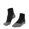 FALKE Mens TK5 Short Hiking Socks, Merino Wool, Black (Black-Mix 3010), US 6.5-8.5 (EU 39-41 Ι UK 5.5-7.5), 1 Pair
