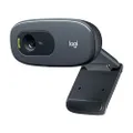 Logitech 960-000584 C270 Desktop or Laptop Webcam, HD 720p Widescreen for Video Calling and Recording Black