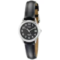 Timex Women's Easy Reader Watch, Black/Silver-Tone/Black/25MM, 25MM, Easy Reader Watch