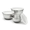 Cuisinart CTG-00-SMB Stainless Steel Mixing Bowls with Lids, Set of 3