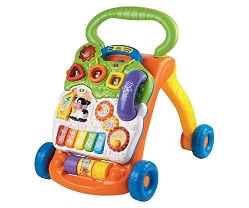 VTech 80-077001 Sit-to-Stand Learning Walker,Orange