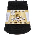 Lily Sugar'n Cream Cotton Cone Yarn, 14 oz, Black, 1 Cone