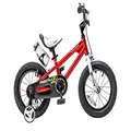 Royalbaby Freestyle Kid’s Bike for Boys and Girls, 12 inch with Training Wheels, Red