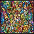 2000 Piece Jigsaw Puzzle Disney All Star Stained Glass (28.7 x 40.2 inches)