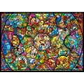 2000 Piece Jigsaw Puzzle Disney All Star Stained Glass (28.7 x 40.2 inches)