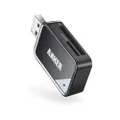 Anker USB 3.0 SD Card Reader, 2-in-1 SD Card Reader for SDXC, SDHC, MMC, RS-MMC, Micro SDXC, Micro SD, Micro SDHC, UHS-I Cards - Card Reader, Micro SD Card Reader