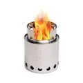 Solo Stove Lite Portable Camping Hiking Survival Backpacking Stove Powerful Efficient Wood Burning and Low Smoke Gasification Rocket Stove for Quick Boil Compact 4.2 Inches and Lightweight 9 Ounces