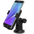 iOttie Easy One Touch Windshield Dashboard Car Mount Holder for iPhone 7/6s/6, Galaxy S8/S7, Retail Packaging, Black