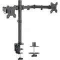 VIVO (STAND-V002) Dual LCD Monitor Desk Mount Stand Heavy Duty Fully Adjustable fits 2 /Two Screens up to 27"