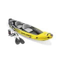 Intex Recreation 68307EP Explorer K2 Kayak, 2-Person Inflatable Kayak Set with Aluminum Oars and High Output Air Pump Yellow