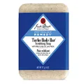 Jack Black - Turbo Body Bar Scrubbing Soap, 6 oz - Men's Soap with Blue Lotus and Lava Rock, Moisturizing Murumuru and Shea Butters, Ginkgo Biloba, Aroma Combats Fatigue, Stimulates Senses