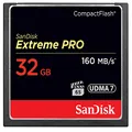 SanDisk SDCFXPS-032G-X46 Extreme PRO 32GB CompactFlash VPG-65 UDMA 7 (Up to 160MB/s Read, 150MB/s Write) CF Memory Card , Black
