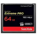 SanDisk SDCFXPS-064G-X46 Extreme PRO 64GB CompactFlash VPG-65 UDMA 7 CF Memory Card , Black, 64GB