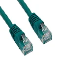 Cablelera ZNWN35GN-07 7 ' Cat 6 UTP Rated 550 MHz Network Patch Cable with Snagless Molded Boots, Green
