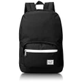 Herschel Supply Co. Pop Quiz Offset Backpack, Black/Black Synthetic Leather, Classic 22L, Pop Quiz Backpack