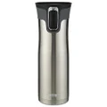 Contigo AUTOSEAL West Loop Vacuum Insulated Stainless Steel Travel Mug with Easy Clean Lid, 20oz, Stainless Steel