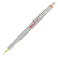 rOtring 800 Mechanical Pencil | HB 0.5 mm | Silver Body | Hexagonal Barrel