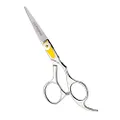 Equinox International Professional Razor Edge Series - Barber Hair Cutting Scissors/Shears - 6.5" Overall Length With Fine Adjustment Tension Screw - Japanese Stainless Steel