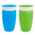 Munchkin Miracle 360 Sippy Cup, Green/Blue, 10oz, (Pack of 2)