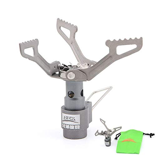 BRS Outdoor BRS-3000T Ultra-Light Titanium Alloy Miniature Portable Picnic Camping Gas Cooking Stove Portable Ultralight Burner 25gram