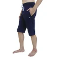 YogaAddict Men Yoga Shorts, Comfortable Pants, for Any Yoga, Pilates, Outdoor, Navy Blue - Size M