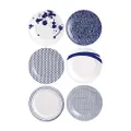 Royal Doulton Pacific Accent Plates, 9-Inch, Blue, Set of 6