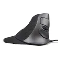 J-Tech Digital Scroll Endurance Wired Mouse Ergonomic Vertical USB Mouse with Adjustable Sensitivity (600/1000/1600 DPI), Removable Palm Rest & Thumb Buttons - Reduces Hand/Wrist Pain (Wired)