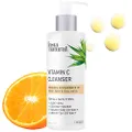 Vitamin C Facial Cleanser - Anti Aging, Breakout & Blemish, Wrinkle Reducing, Exfoliating Gel Face Wash - Clear Pores on Oily, Dry & Sensitive Skin with Organic & Natural Ingredients - 6.7 oz