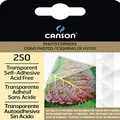 Canson Self Adhesive Photo Corners Transparent, 250-Pack Dispenser (100510368)