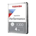 Toshiba HDWE140XZSTA X300 4TB Desktop 3.5 Inch SATA 6Gb/s 7200rpm Internal Hard Drive