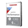 Toshiba HDWE160XZSTA X300 6TB Desktop 3.5 Inch SATA 6Gb/s 7200rpm Internal Hard Drive