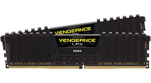 Corsair CS-CMK16GX4M2B320016 Vengeance LPX 16GB (2 x 8GB) DDR4 DRAM 3200MHz C16 Memory Kit for Intel CPU, Black