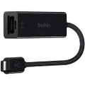 Belkin F2CU040btBLK USB-IF Certified USB Type C (USB-C) to Gigabit Ethernet Adapter Black