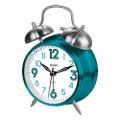 Sharp SPC851 Twin Bell Alarm Clock, Teal