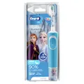 Oral-B Stages Power Kids Electric Rechargeable Toothbrush Featuring Frozen Characters, 1 Handle, 1 Brush Head, SG 2Pin Plug for Ages 3+, for Brushing Away Christmas Gifts & Treats (Packaging May Vary)