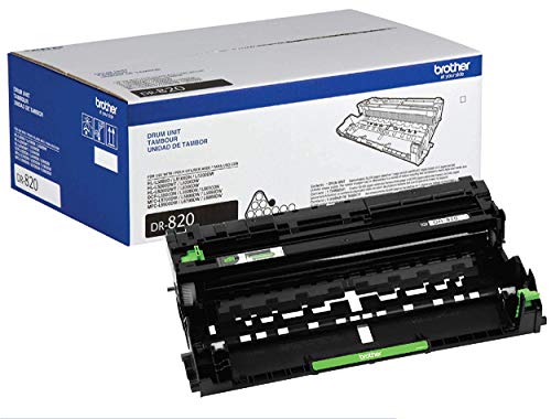 Brother Genuine DR820 - Genuine Drum Unit, Seamless Integration, Yields Up to 30,000 Pages, Black