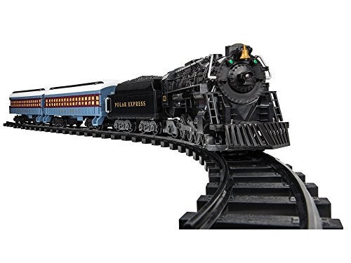 Lionel The Polar Express Ready-to-Play Set, Battery-Powered Berkshire-Style Model Train Set with Remote, Black
