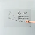 Think Board Clear Whiteboard Wall Sticker 2’x3’ – Self-Adhesive Transparent Peel & Stick Decal – Dry Erase Removable Message Board for Home, Office & Dorms – Great for Organizing & Brainstorming 24x36