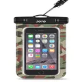 JOTO Universal Waterproof Phone Pouch Cellphone Dry Bag Case for iPhone 15 14 13 12 11 Pro Max Mini Plus Xs XR X 8 7 6S, Galaxy S23 S22 S21 Plus Note, Pixel up to 7" -Camo