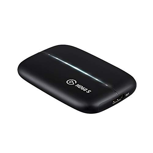 CORSAIR 1GC109901004 Elgato Game Capture HD60 S - stream, record and share your gameplay in 1080p60, superior low latency technology, USB 3.0, for PS4, Xbox One and Wii U