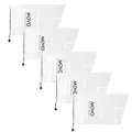 Movo (5 Pack) RC1 Clear Rain Cover for DSLR Camera and Lens up to 18" Long