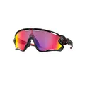 Oakley Men's OO9290 Jawbreaker Shield Sunglasses, Matte Black/Prizm Road, 31 mm