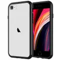 JETech Case for iPhone SE 3/2 (2022/2020 Edition), iPhone 8 and iPhone 7, 4.7-Inch, Shockproof Bumper Cover, Anti-Scratch Clear Back (Black)