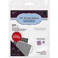 Scrapbook Adhesives by 3L 3L Scrapbook Adhesive Permanent Thin Pre-Cut 3D Foam Squares, Mixed Variety, 217pk, Black - Set of 10,