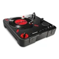 Numark PT01 Scratch | DJ Turntable for Portablists With User Replaceable Scratch Switch, Built In Speaker, Power via Battery or AC Adapter, Three Speed RPM Selection & USB Connectivity