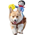 Delifur Dog Costume Pet Costume Pet Suit Cowboy Rider Style (Large)